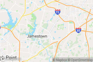 Map of location (Greensboro, NC)